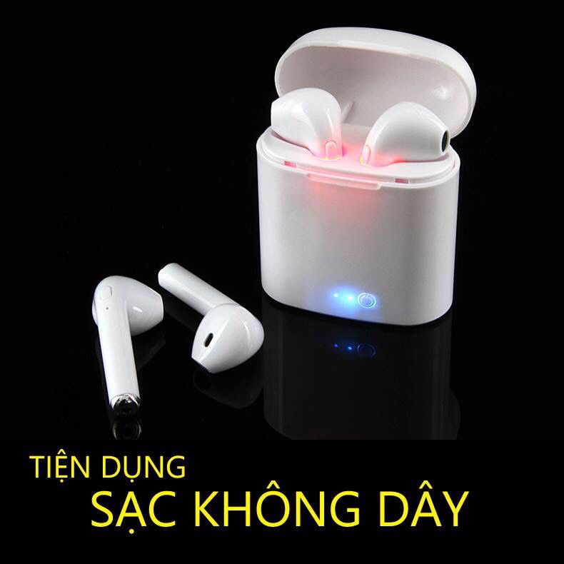 Tai nghe Bluetooth chính hãng I7S hỗ trợ sạc không dây