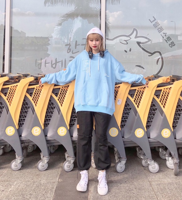 ÁO HOODIE THE SKY XANH B | BigBuy360 - bigbuy360.vn