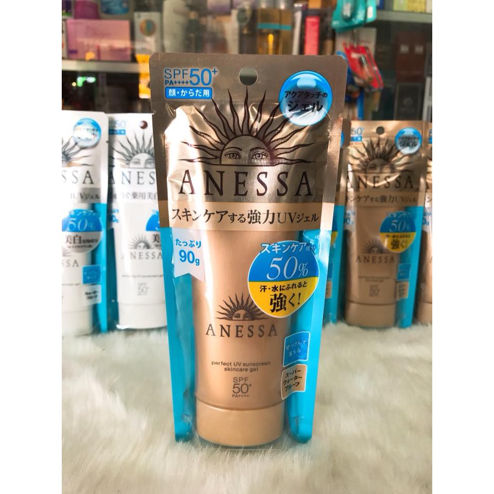 (SX Nhật Bản 90ml) Gel chống nắng ANESSA bảo vệ hoàn hảo và dưỡng trắng chính hãng công ty | BigBuy360 - bigbuy360.vn