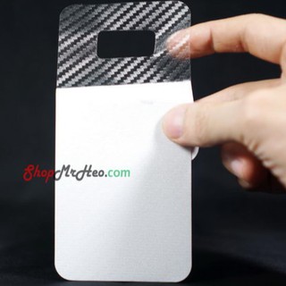 Bộ 3 dán skin mặt lưng vân 3d samsung s8
