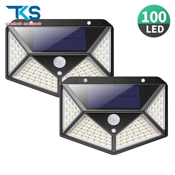 Đèn năng lượng mặt trời Solar 100LED siêu sáng tự động tắt mở tiết kiệm điện cho nhà bạn