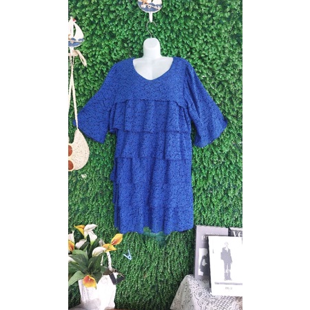 Thanh lý đầm xanh tầng bigsize.