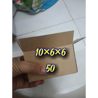 50 hộp 10x6x6 cm nắp dán