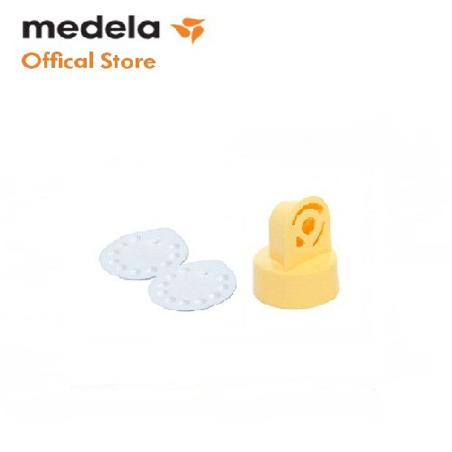 Phụ kiện máy hút sữa | Medela combo 1 van vàng + 2 van trắng - dùng cho máy Pump, Swing, Mini electric, Harmony