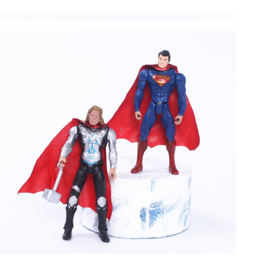 Set 6 Mô Hình Nhân Vật Siêu Anh Hùng Avengers Trang Trí