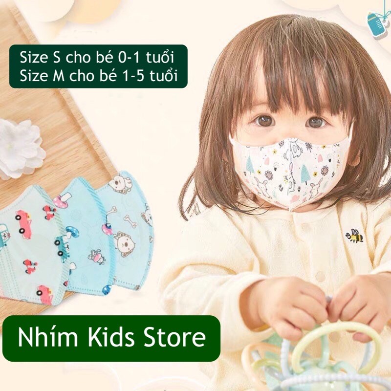 Set 5 khẩu trang kháng khuẩn Best Mask cho bé (loại dày)