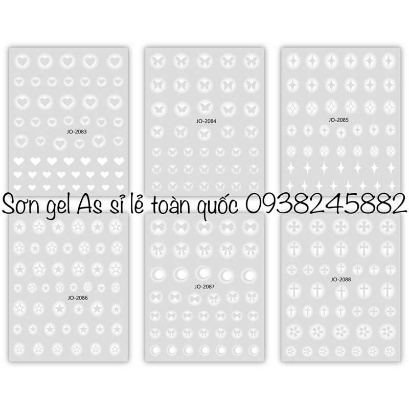 Sticker nail ombre nhiều mẫu