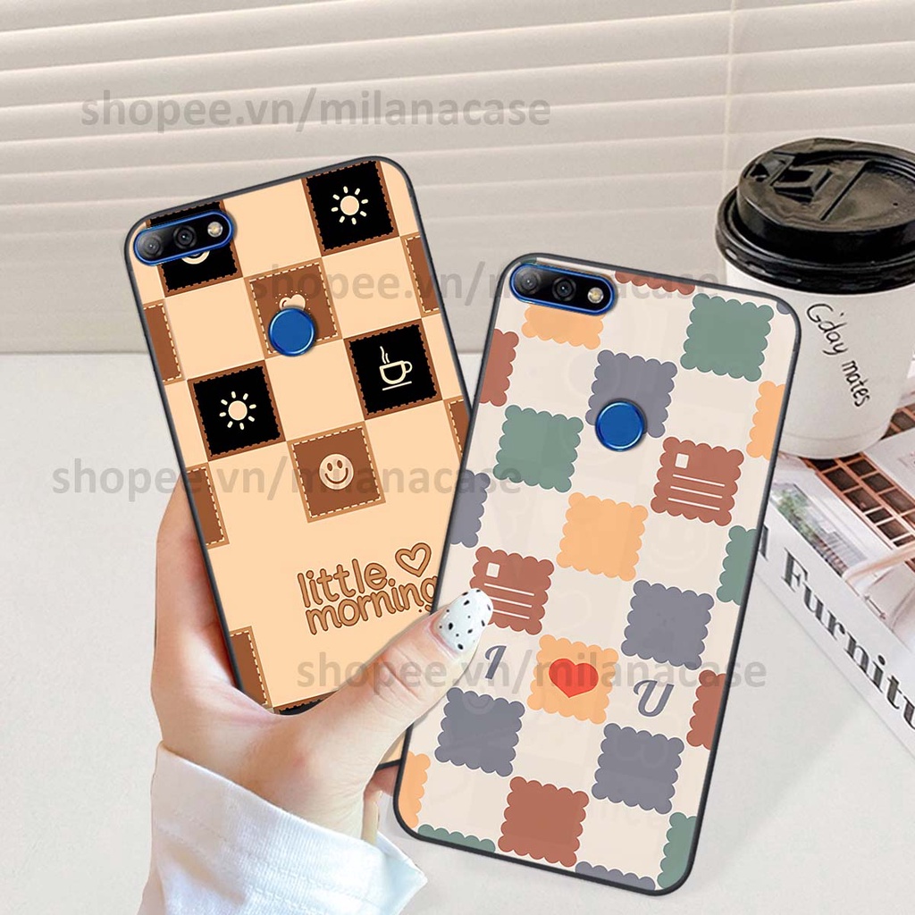 Ốp Huawei Y7 Prime 2018 / Y7 Pro 2018 caro họa tiết nhiều màu sắc siêu đẹp thời trang cá tính