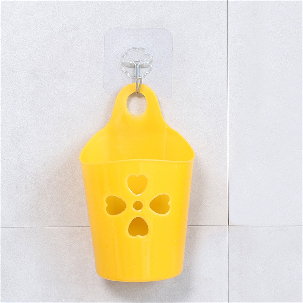 Giá đỡ treo tường bằng nhựa hình cỏ bốn lá dành cho nhà bếp nhà tắm