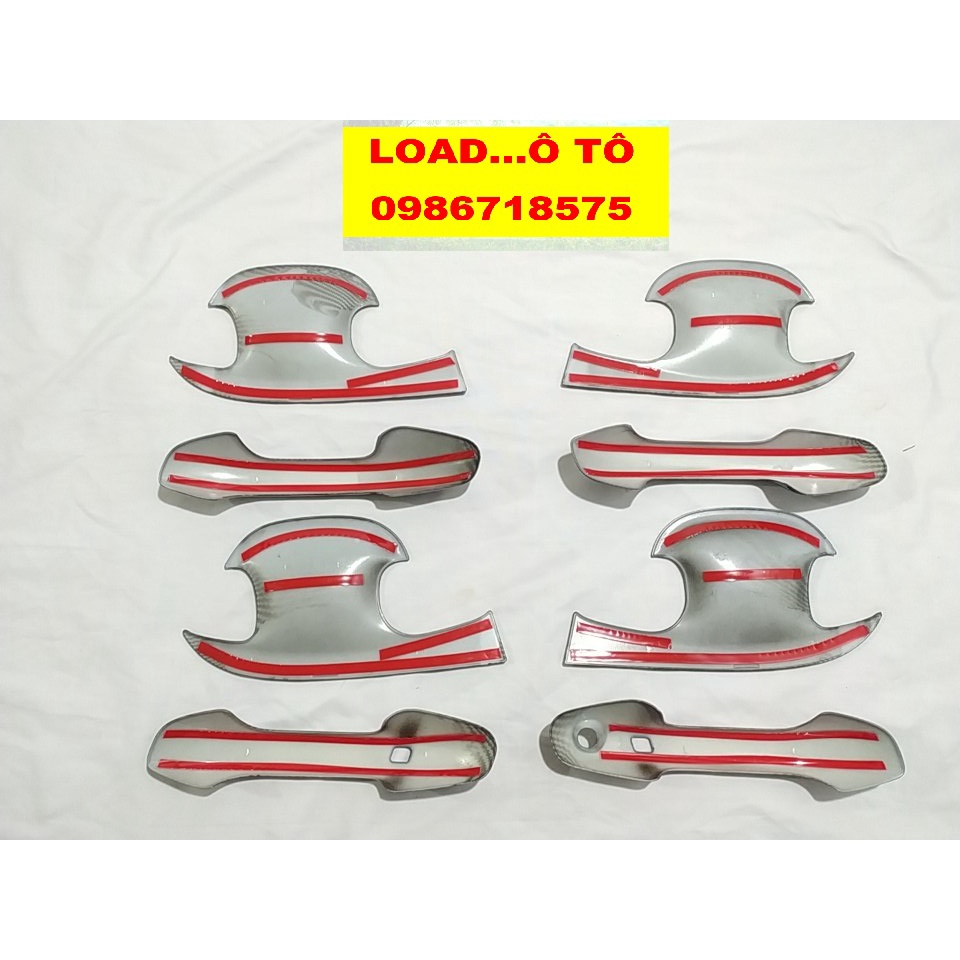 Ốp Tay Nắm Cửa Hõm Cửa Carbon Xe KIA Sonet 2022-23 Mẫu Vân Carbon Cao Cấp Loại 1