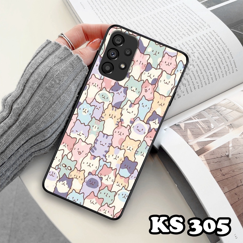 Ốp lưng Samsung A13 - A23 - A33 5G - A53 5G - A73 5G - Ốp Samsung in hình LoveCat - Chất liệu TPU siêu bền