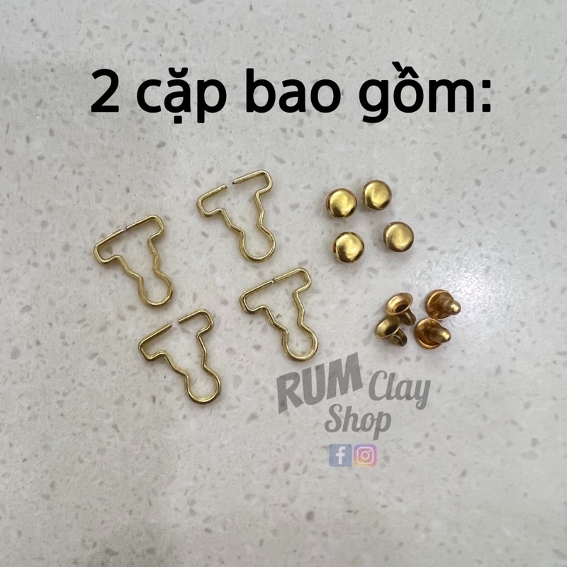 Khoá Yếm Mini 4 Màu cho Obitsu, Bjd, Doll