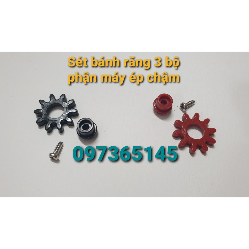 Linh kiện Sét Bánh răng máy ép chậm SAVTM JE07/JE31/JE35 màu đen, đỏ