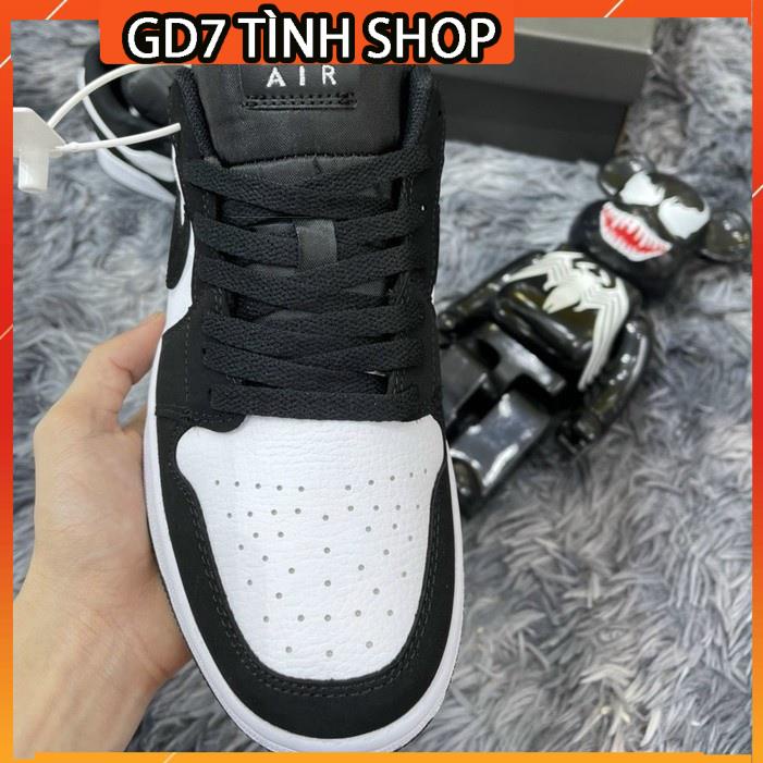 Giày JORDAN 1 Low đen trắng , Giày Sneaker 𝐉𝐎𝐃𝐀𝐍 1 Panda THẤP CỔ Màu Đen Trắng