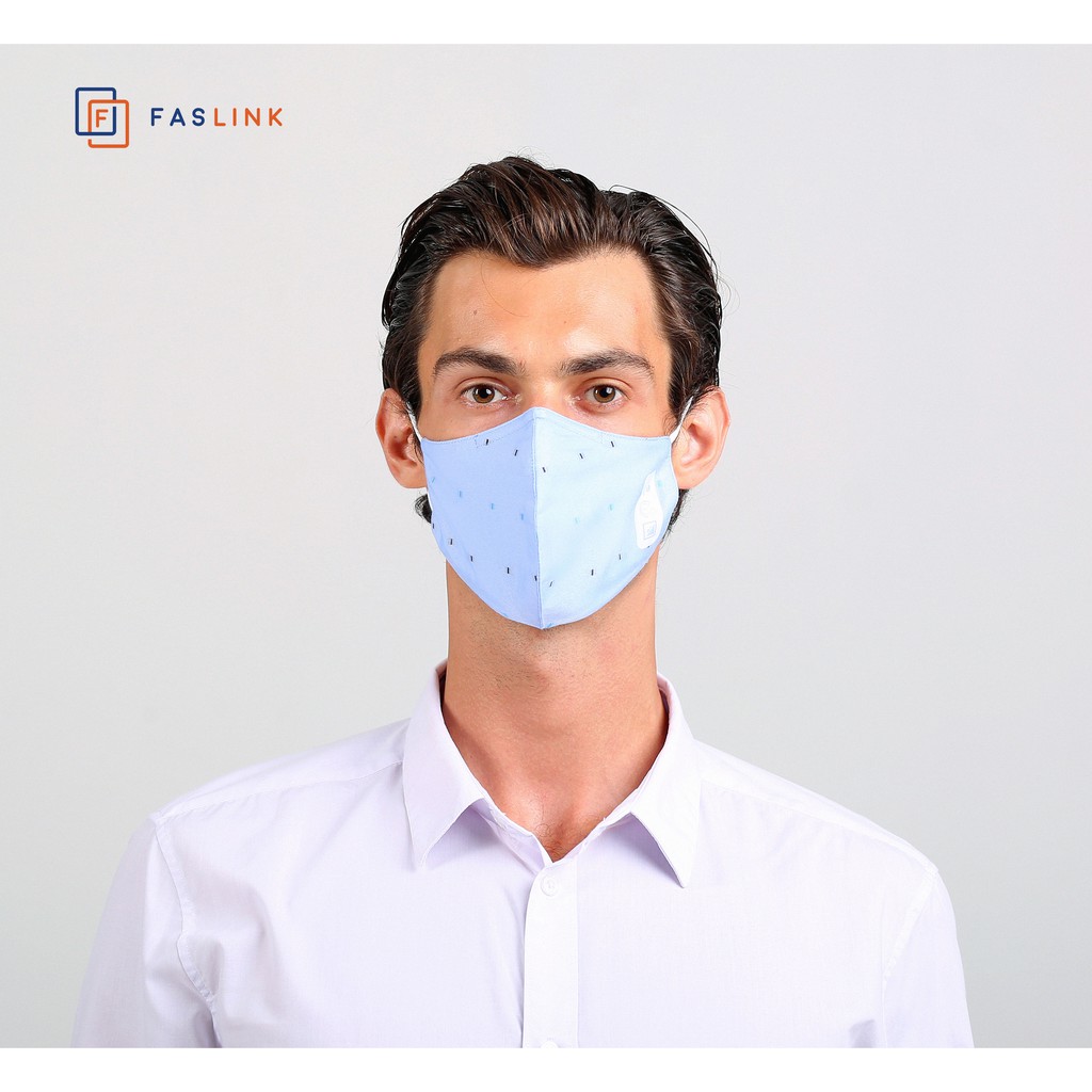 Combo 2 khẩu trang Vải 2 lớp Faslink Có gọng điều chỉnh | BigBuy360 - bigbuy360.vn