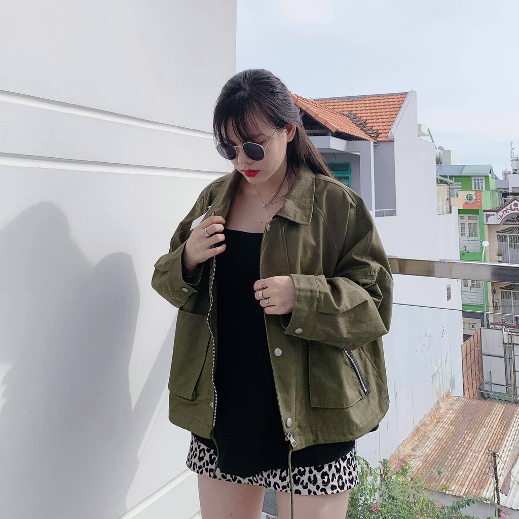 Áo khoác kaki nữ NK - Gooan