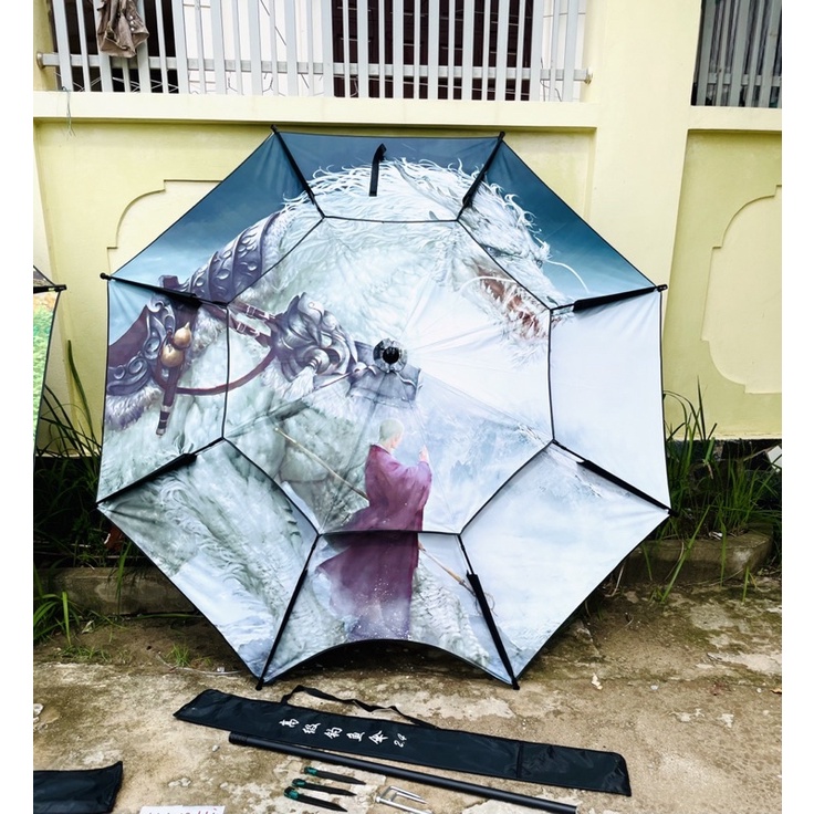 Ô 2 tầng Bạch Long Bái Sư, Bồng Lai Tiên Cảnh - Ô 2 tầng che nắng dã ngoại