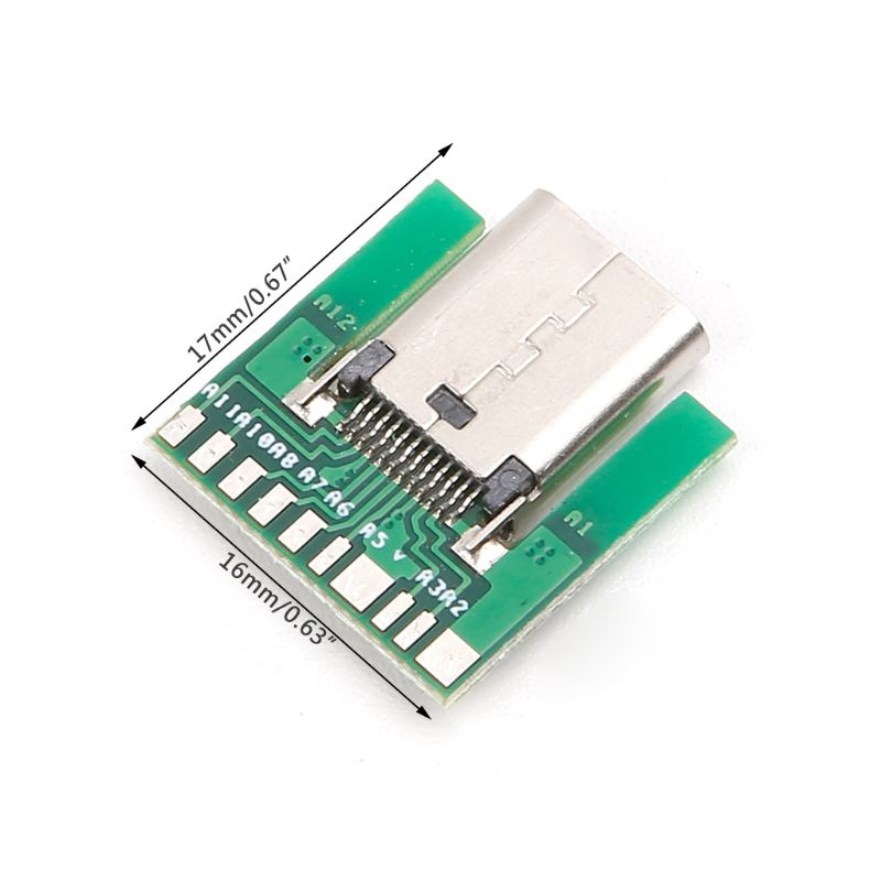 Ổ CắM KếT NốI USB 3 1 Type C SMT DIY BảNg MạCh PC 24pin