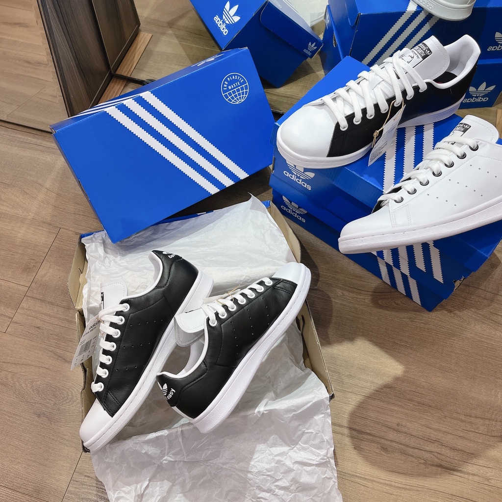 [CHÍNH HÃNG] Giày thể thao Sneaker A.D.I.D.A.S STAN SMITH MIX WHITE BLACK
