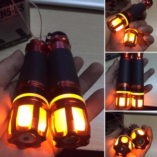 [Giá 1 Đôi ]Bao tay nắm Rizoma gù xoay có đèn Led lắp mọi xe