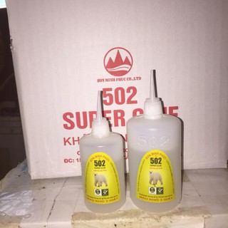 Keo dán 502 nhiều hãng