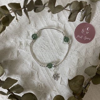 Kiềng Dâu Tây Xanh Charm Cây