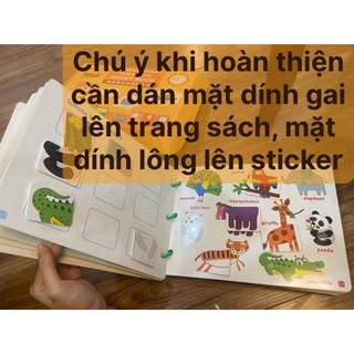 Đồ chơi thông minh cho trẻ em.Học liệu, sách bóc dán montessori, ghép hình 17 chủ đề giáo dục sớm cho bé 2 3 4 5 tuổi