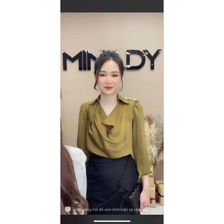 Áo SM cổ đổ khuy vai MINADY
