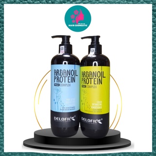 Cặp Gội xả phục hồi dưỡng ẩm Delofil 800ml