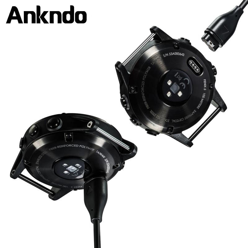 Cáp Sạc Ankndo USB Cho Garmin Fenix 5/5S/5X Plus 6/6S/6X Pro Sapphire Venu Vivoactive 4/3 945 245 45 Quatix 5