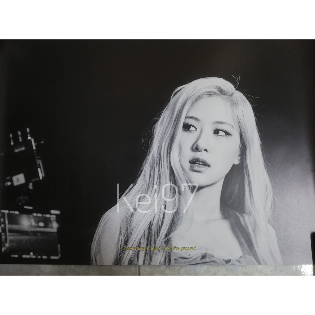 [CÓ SẴN] Poster chính hãng solo album - R - của Rosé nhóm Blackpink