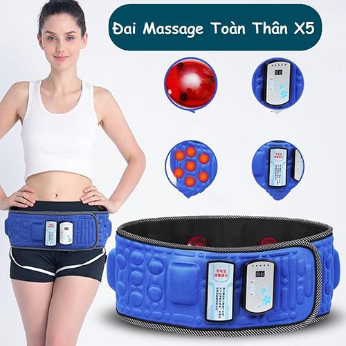 [HOT] Đai Masage Giảm Mỡ Bụng, Đai Masage Giảm Mỡ Toàn Thân Mua Ngay Đai Masage X5 Cao Cấp Đánh Tan Mỡ Bụng