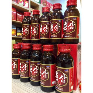 Combo 5 hộp nước hồng sâm Hàn Quốc 10 chai x 100ml