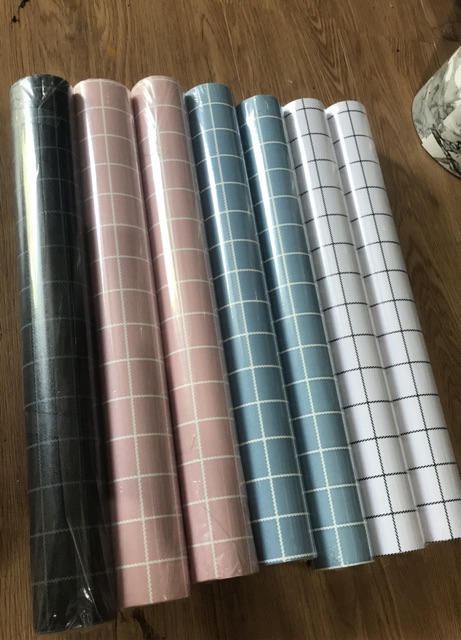 10M giấy dán tường kẻ caro keo sẵn khổ 45 cm | BigBuy360 - bigbuy360.vn