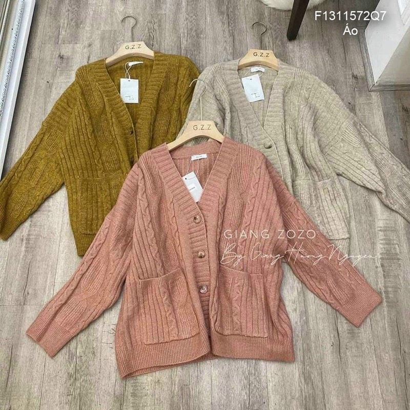 Áo khoát len thừng siêu hót