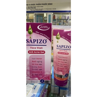 SỮA RỬA MẶT TR MỤN SAPIZO FACE WASH ANTI ACNE GEL 100GM