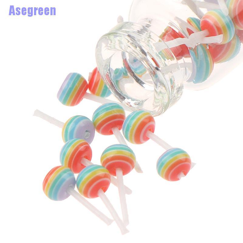 Mô Hình Kẹo Mút Tráng Miệng Kèm Hộp Đựng Tỉ Lệ 1 / 12 Trang Trí Nhà Búp