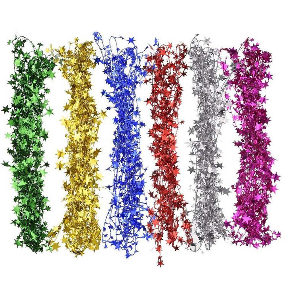 Ngôi Sao Bằng Thiếc Trang Trí Cây Thông Giáng Sinh Năm Mới