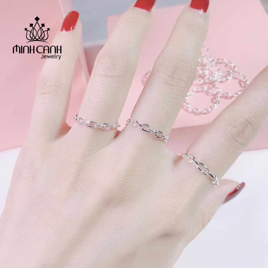 Nhẫn Bạc Nữ Hình Xích Cá Tính - Minh Canh Jewelry