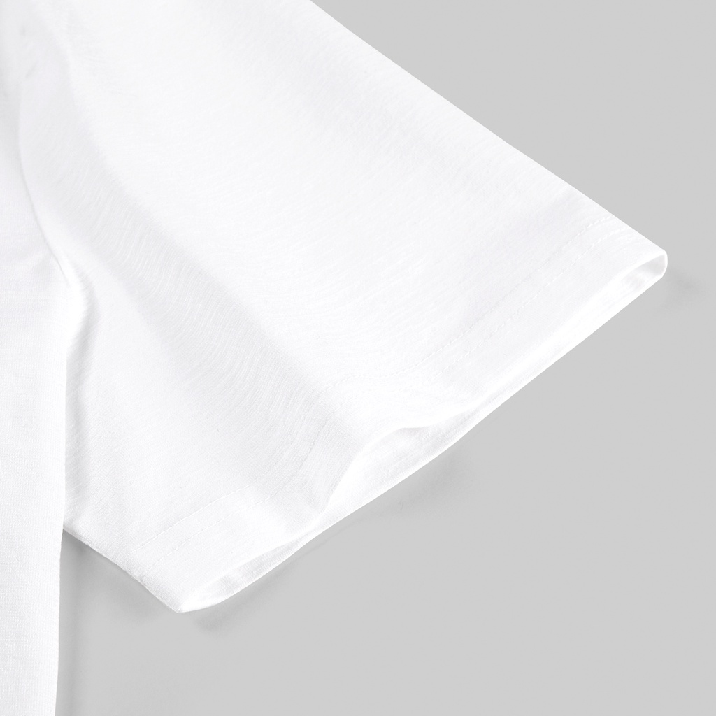 HLA - Áo Thun Nam Ngắn Tay Phối Họa Tiết Chữ Technology Sense Printed T-shirt