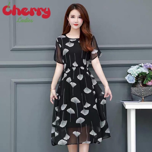Váy đầm xuông thắt eo 2 bên