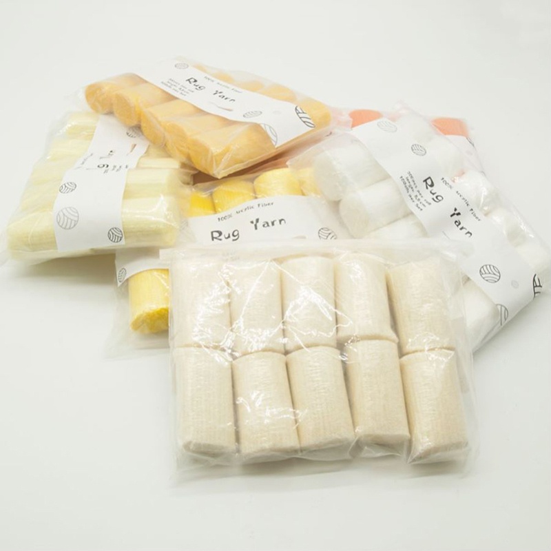 Set 10 Cuộn Chỉ Thêu Làm Áo Gối / Thảm Trải Sàn DIY