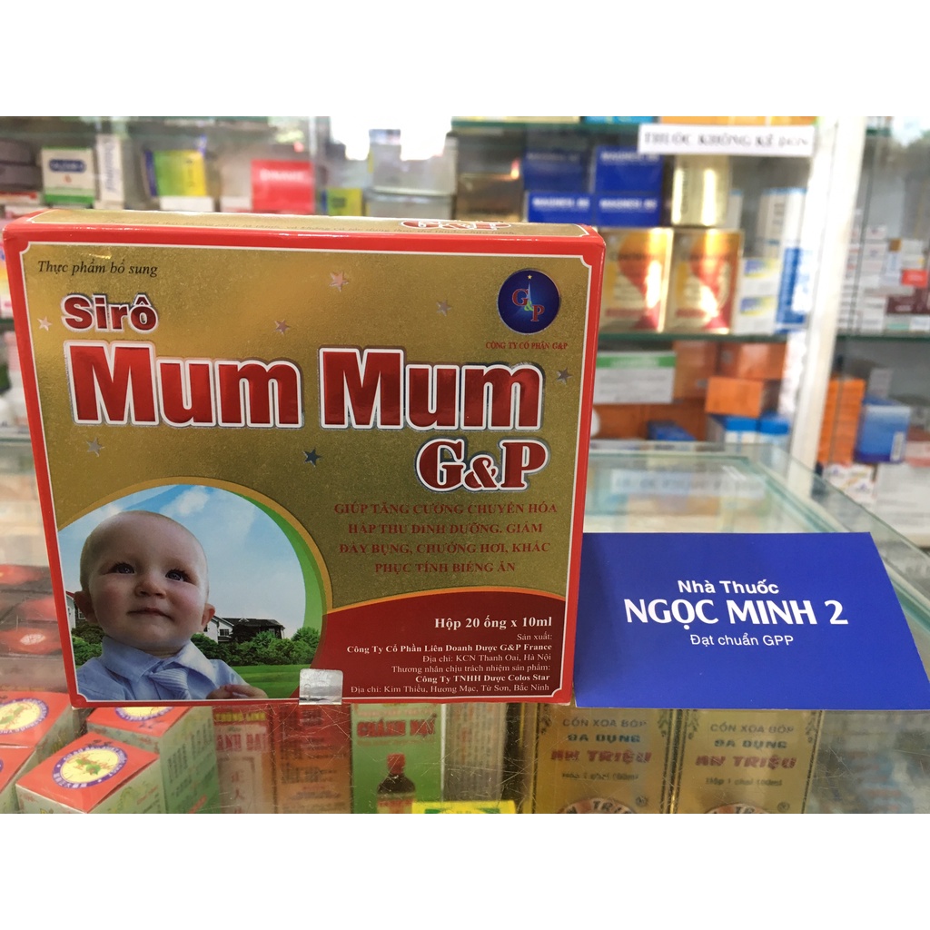 ✅ [Chính Hãng] Siro Mum Mum G&P giúp tăng cường chuyên hoá hấp thu dinh dưỡng giảm đầy bụng, chướng hơi, khắc phục tính