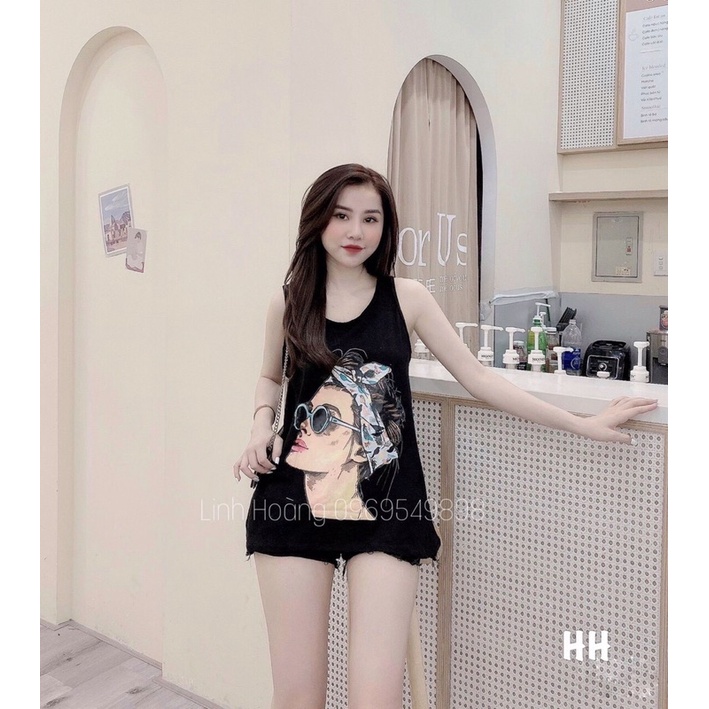 Áo 3 lỗ cô gái 4 màu