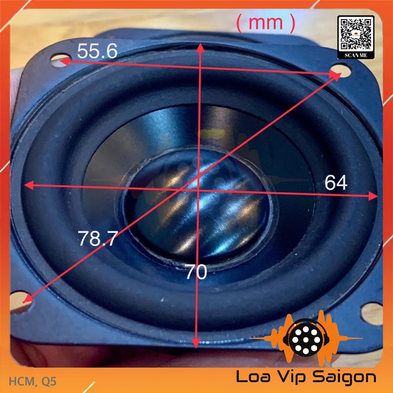 Loa Toàn Dải 2.75inch House Of Marley, bass siêu mạnh, mid chảy mỡ