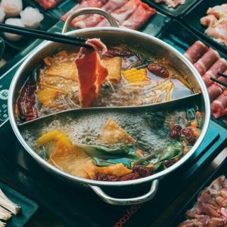 NỒI LẨU 2 NGĂN LOẠI DÀY ĐẸP