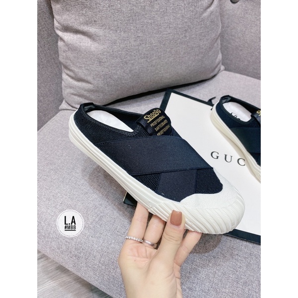 Giày sục chun chéo pha mũi êm mềm dễ đi