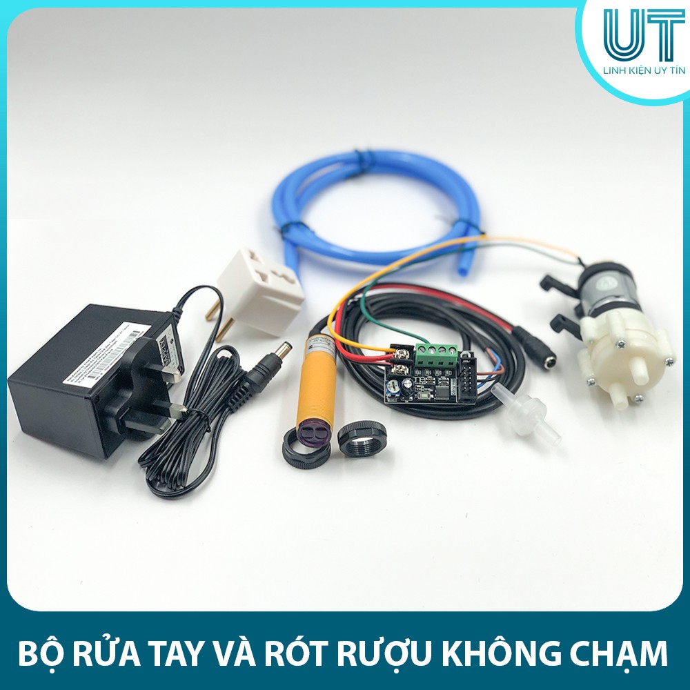 Bộ linh kiện chế máy RỬA TAY và RÓT RƯỢU tự động không chạm