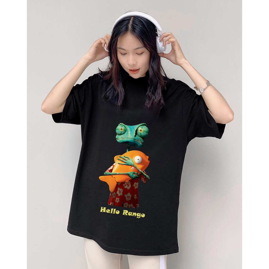 Áo thun tay lỡ Nam Nữ Unisex áo phông form rộng sử dụng đi làm,đi chơi,đi học ... in hình Rango_Ap05 | BigBuy360 - bigbuy360.vn
