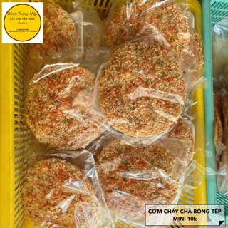 SET 10 CƠM CHÁY CHÀ BÔNG TÉP MINI